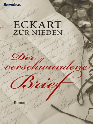 cover image of Der verschwundene Brief